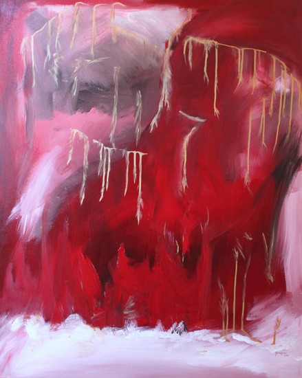 Overlooking the winterscape