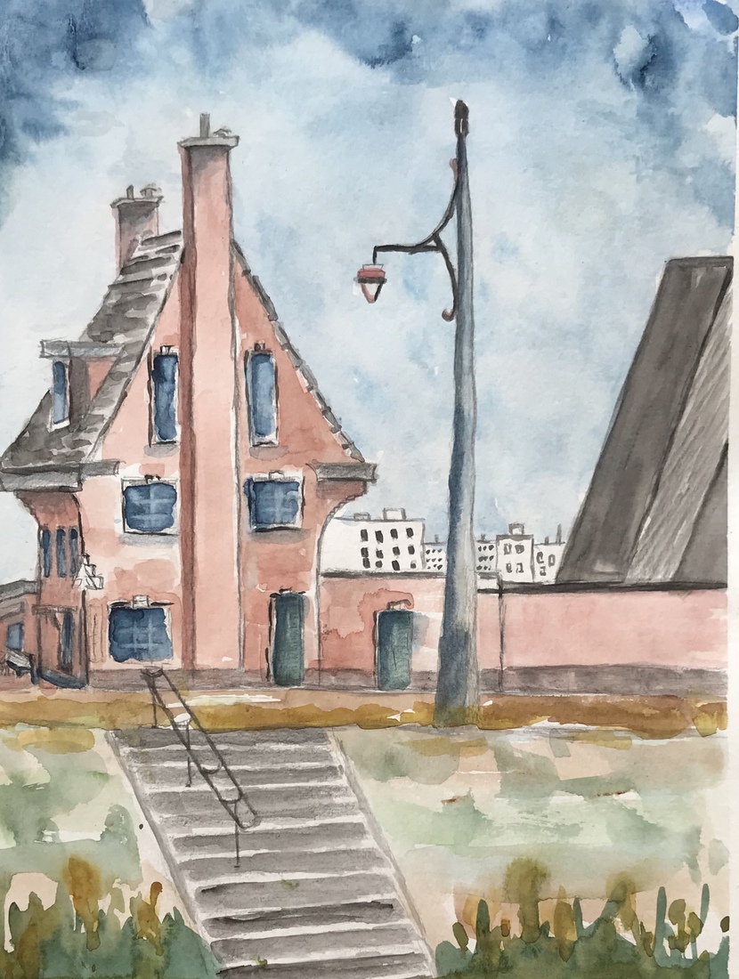 Huisje aan de haven Scheveningen