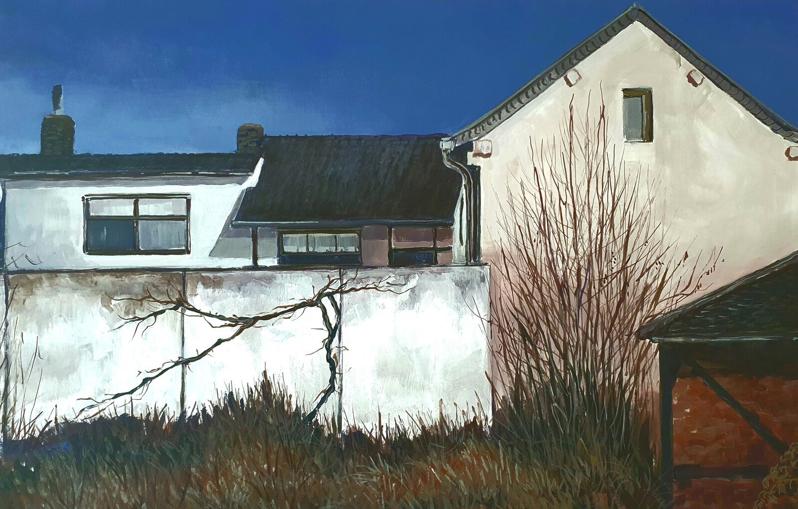 Tuin in Wiszkirchen, avond