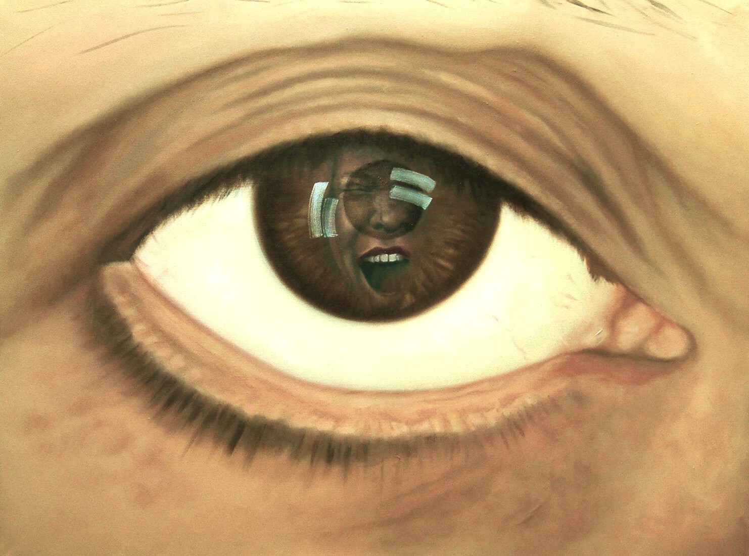 Oog reflectie 5, world trade centre