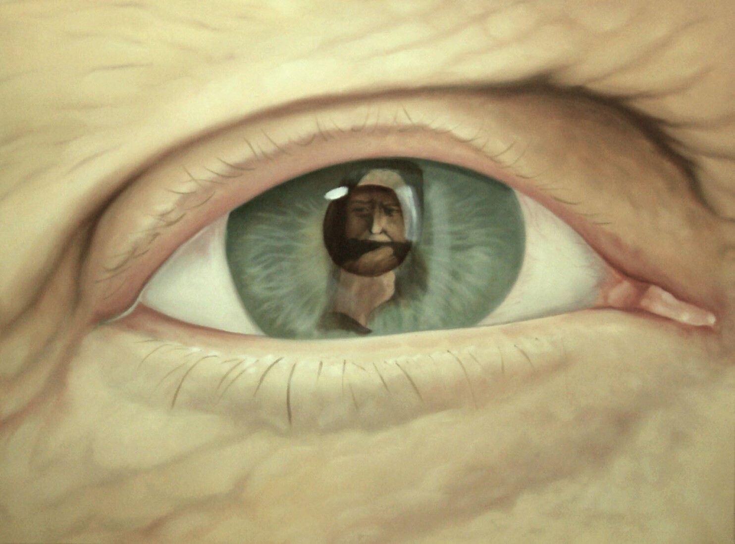 Oog met reflectie 8.