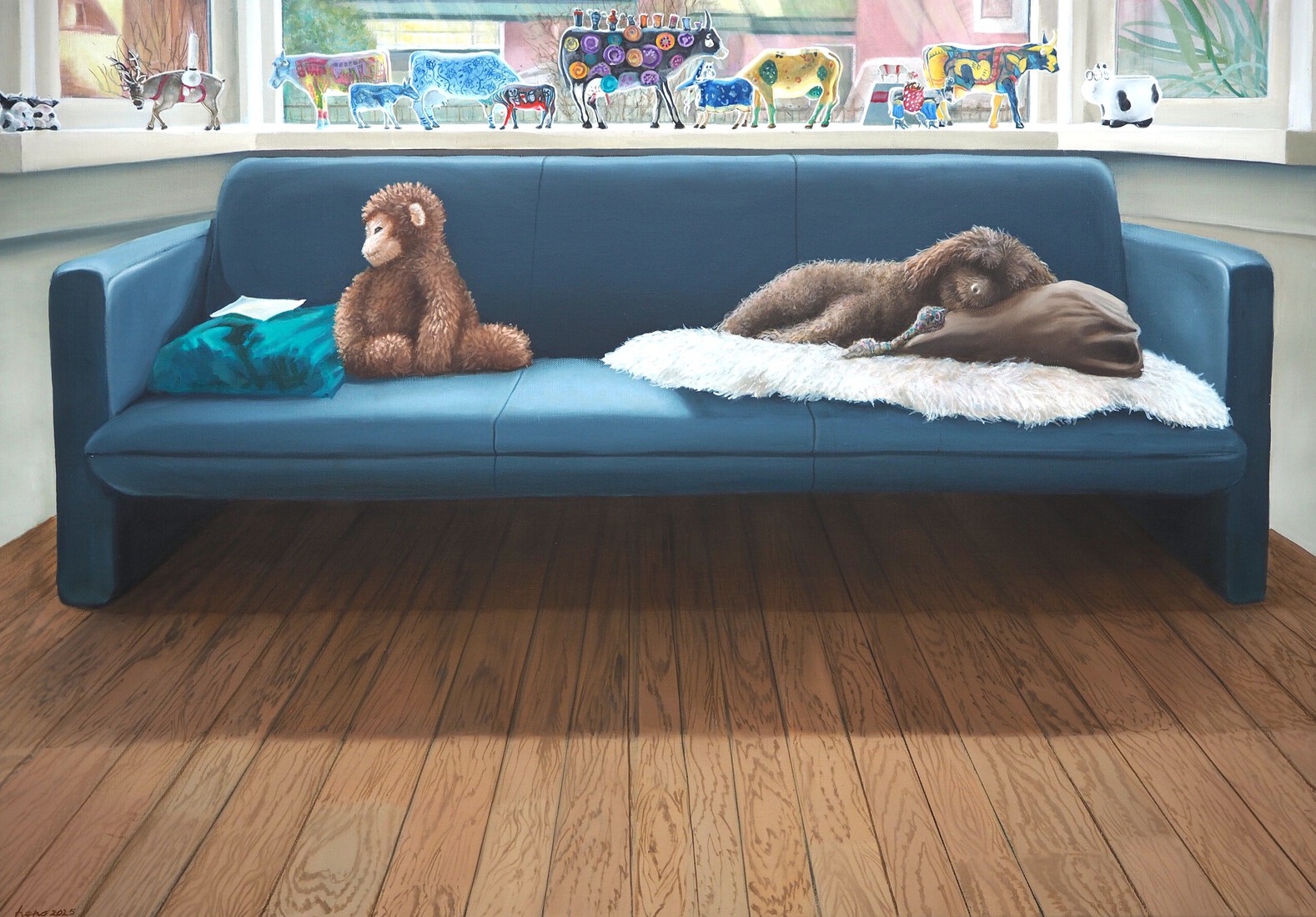 De brief, de aap en Rummy de poedel