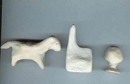 3 keramiekjes