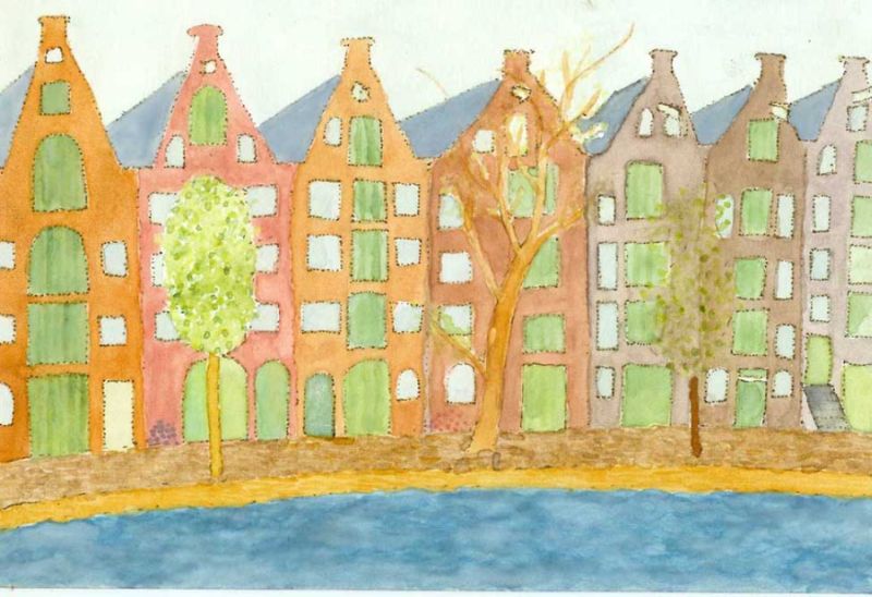 Aquarel-Brouwersgracht