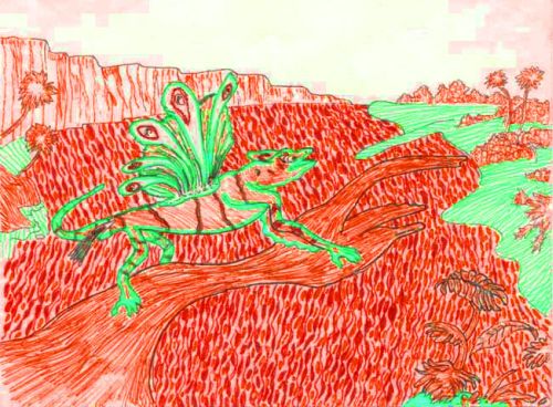 Dino rood