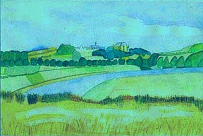 Landschap-Blauwig