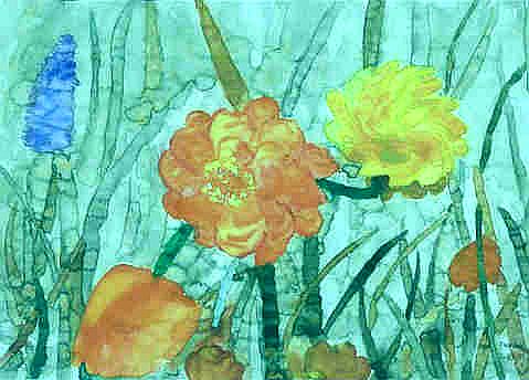 Bloem blauwig.