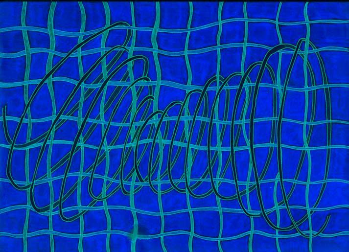 Zjing blauw-zwart