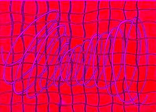 Zjing rood-blauw