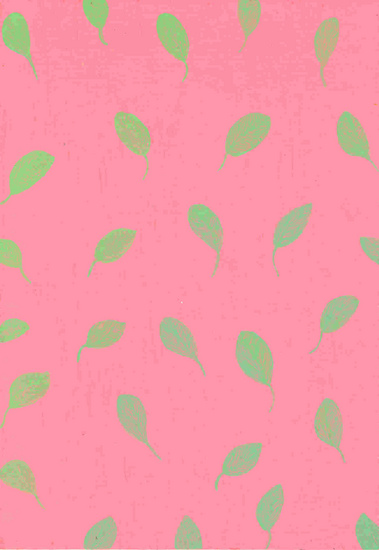Blaadjes op rose