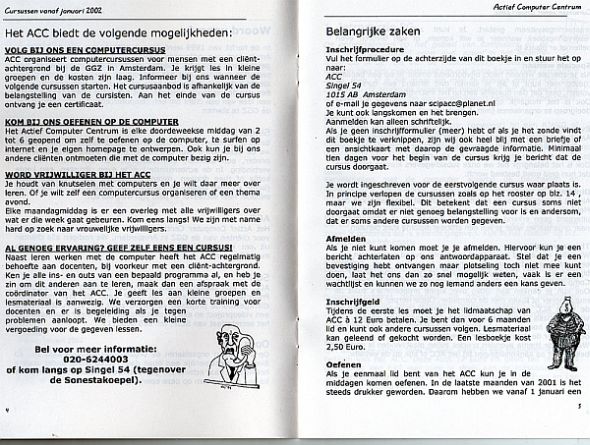 ACC-programmaboekje