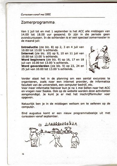 ACC-programmaboekje