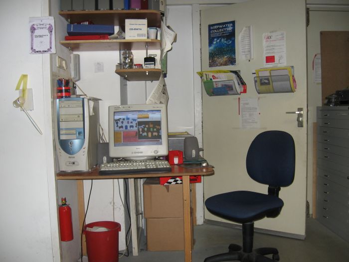 PC-hoek in Atelier
