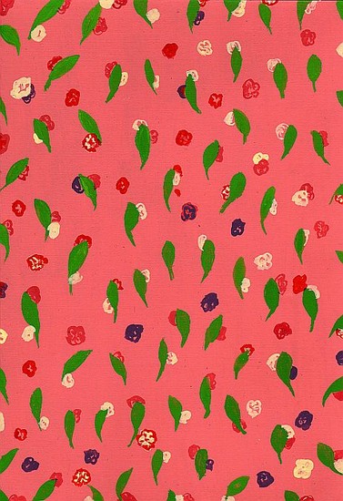 Bloemetjes op rose