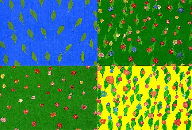 4 in 1: Bloemetjes