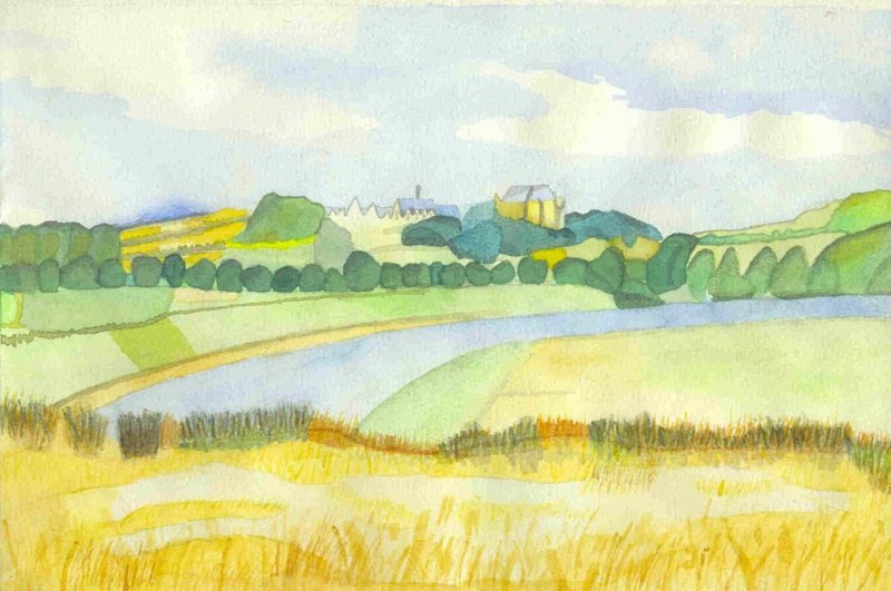 Aquarel-Landschap