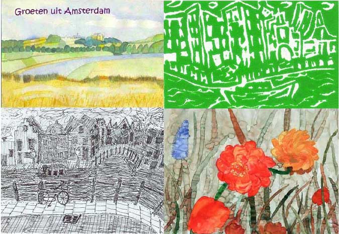 Linobootje groen