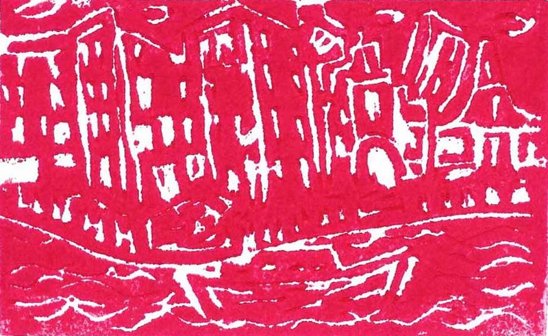 Lino-bootje-rood