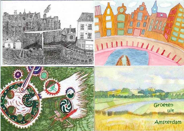 Landschap-groene tekst