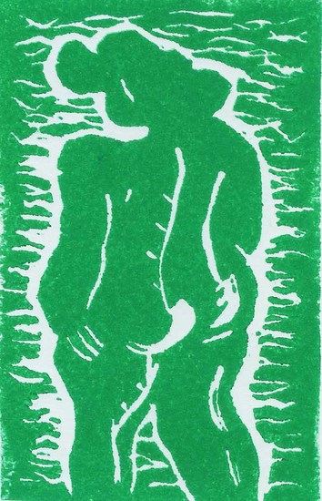 Lino-dame-groen