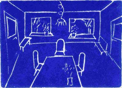 Lino-tafel-blauw