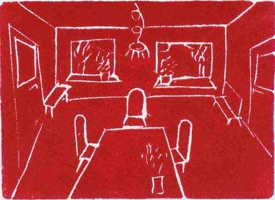 Lino-tafel-rood