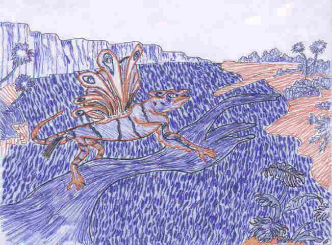 Dino-blauw
