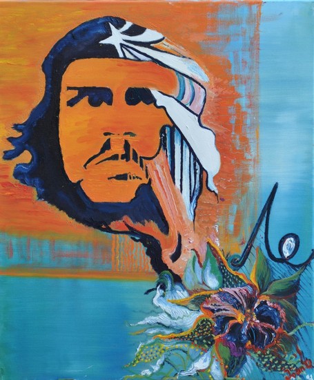 Verzetsstrijder Cuba Che Guevara