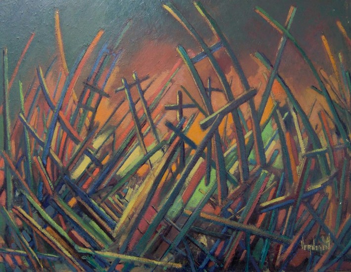 storm in mijn atelier