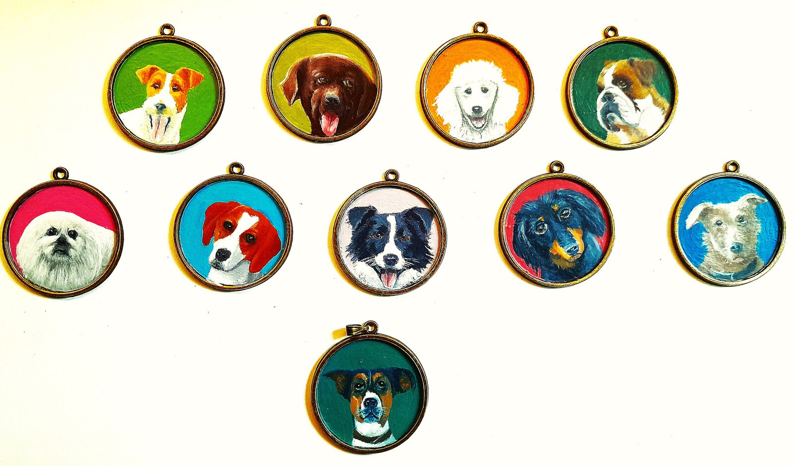 Medaillons hondjes
