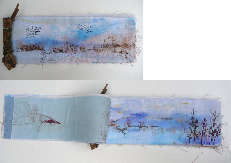 VERKOCHT 'Landschapjes' - Boek