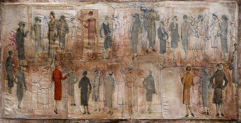 VERKOCHT - schilderij ''Vergane glorie':