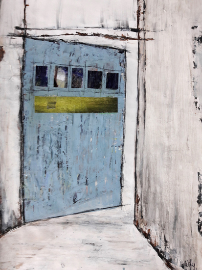 'Blauwe deur'