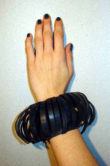 rubber armband rond geknipt