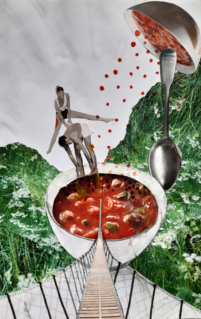 Soepspringer - Collage