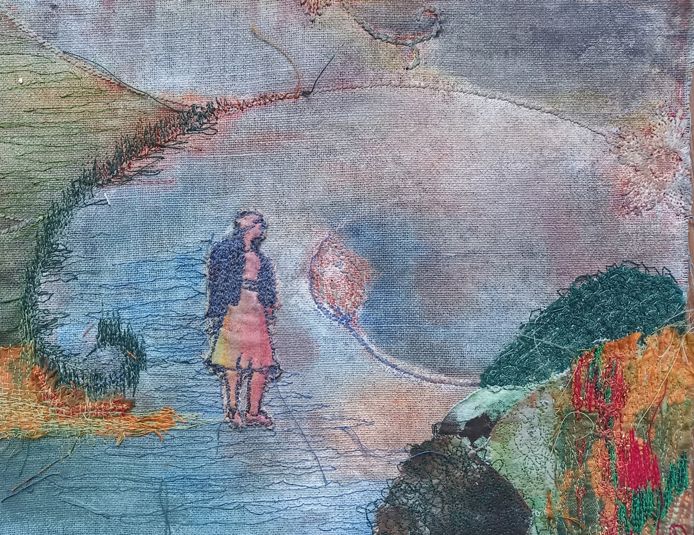 Verkocht 'Vrouw in park'