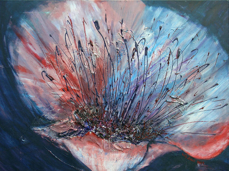 `Grote bloem met meeldraden'