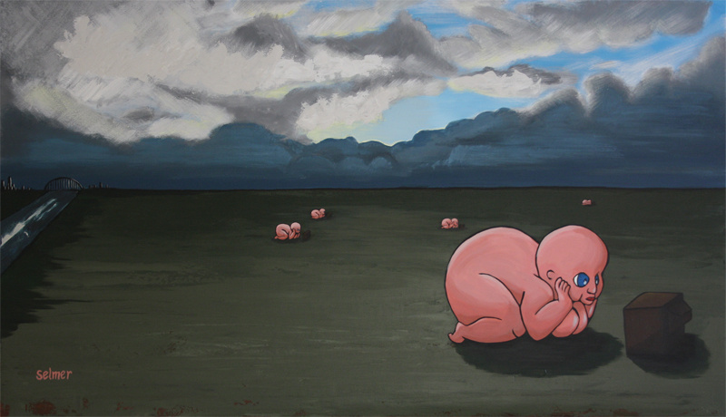 Superficial, vijf dikke vrouwen aan de Waal