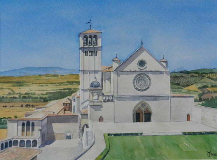 De Basiliek San Francesco in Assisi