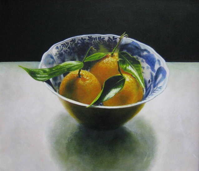 mandarijnen in schaal