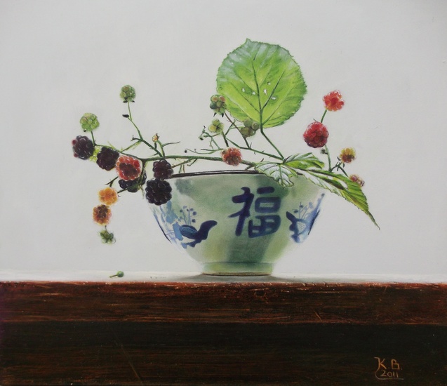 Bramen in tegenlicht