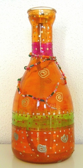 Olielamp, oranje