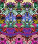 De werken zijn met diverse technieken tot stand gekomen. Acryl is het medium waarmee de afbeeldingen zijn gemaakt.