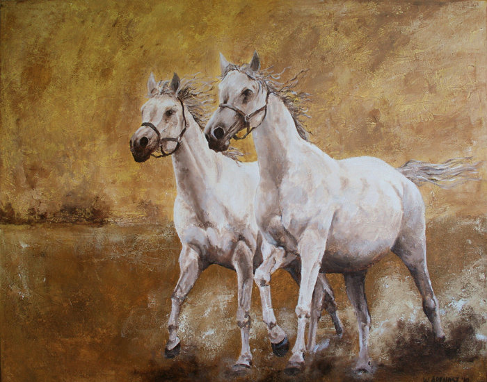 Gouden paarden