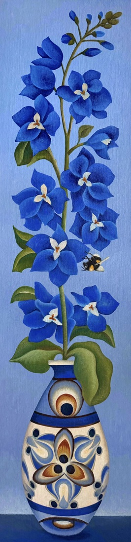 Hemels blauw