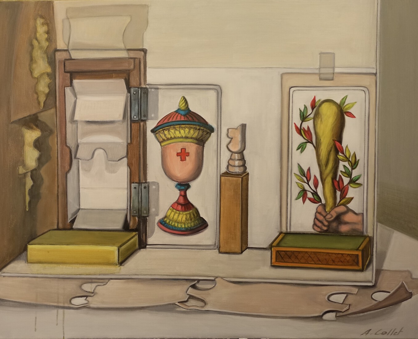 Stilleven met kaarten 3