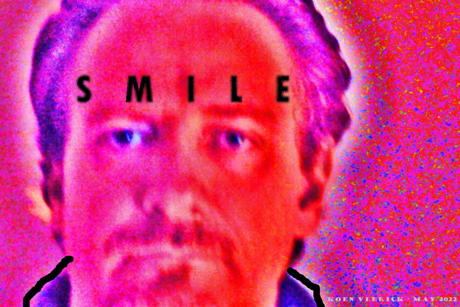 STAAT ER OP MIJN VOORHOOFD HET IS MAAR VOOR TE LACHEN MISSCHIEN