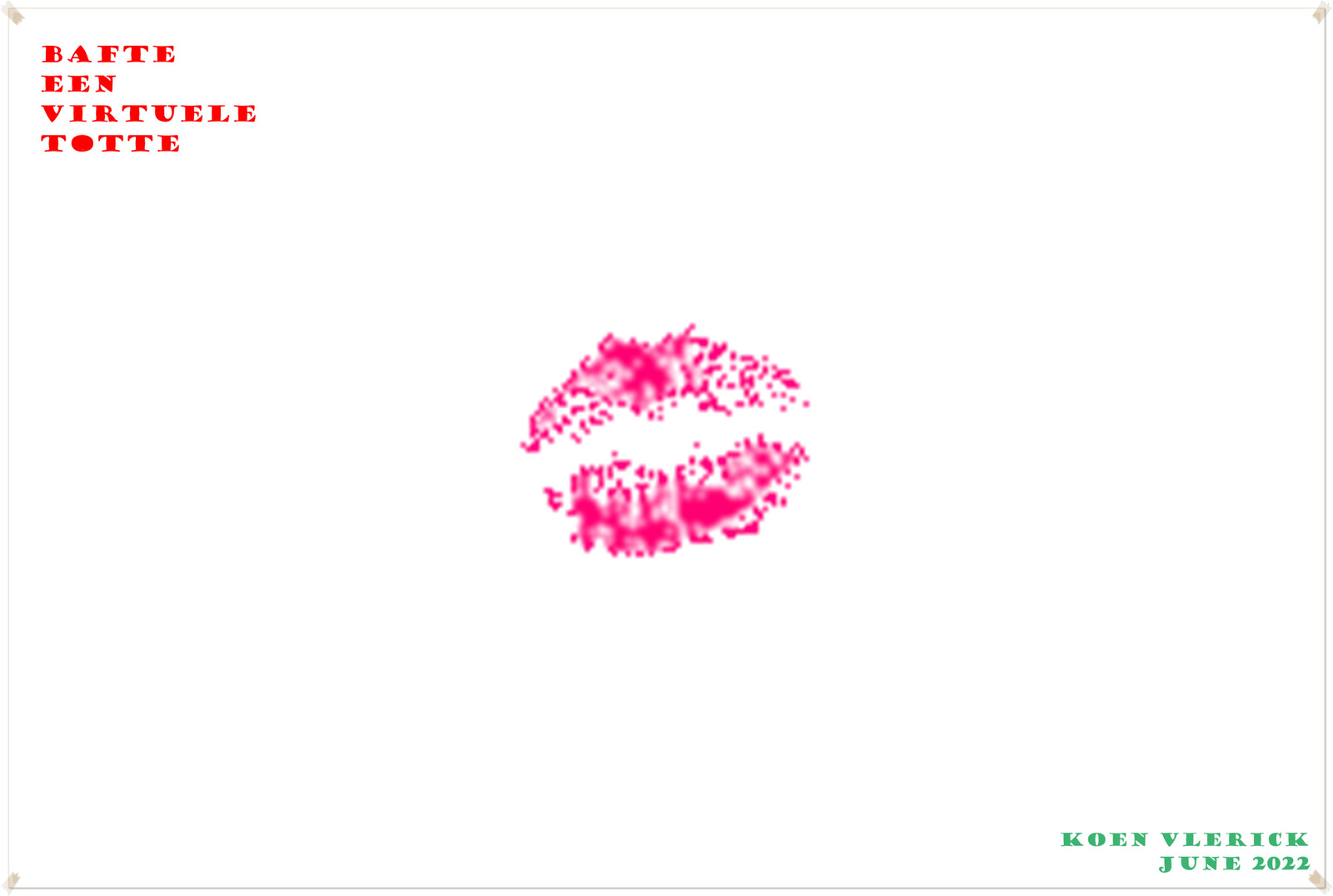 BAFTE EEN VIRTUELE TOTTE