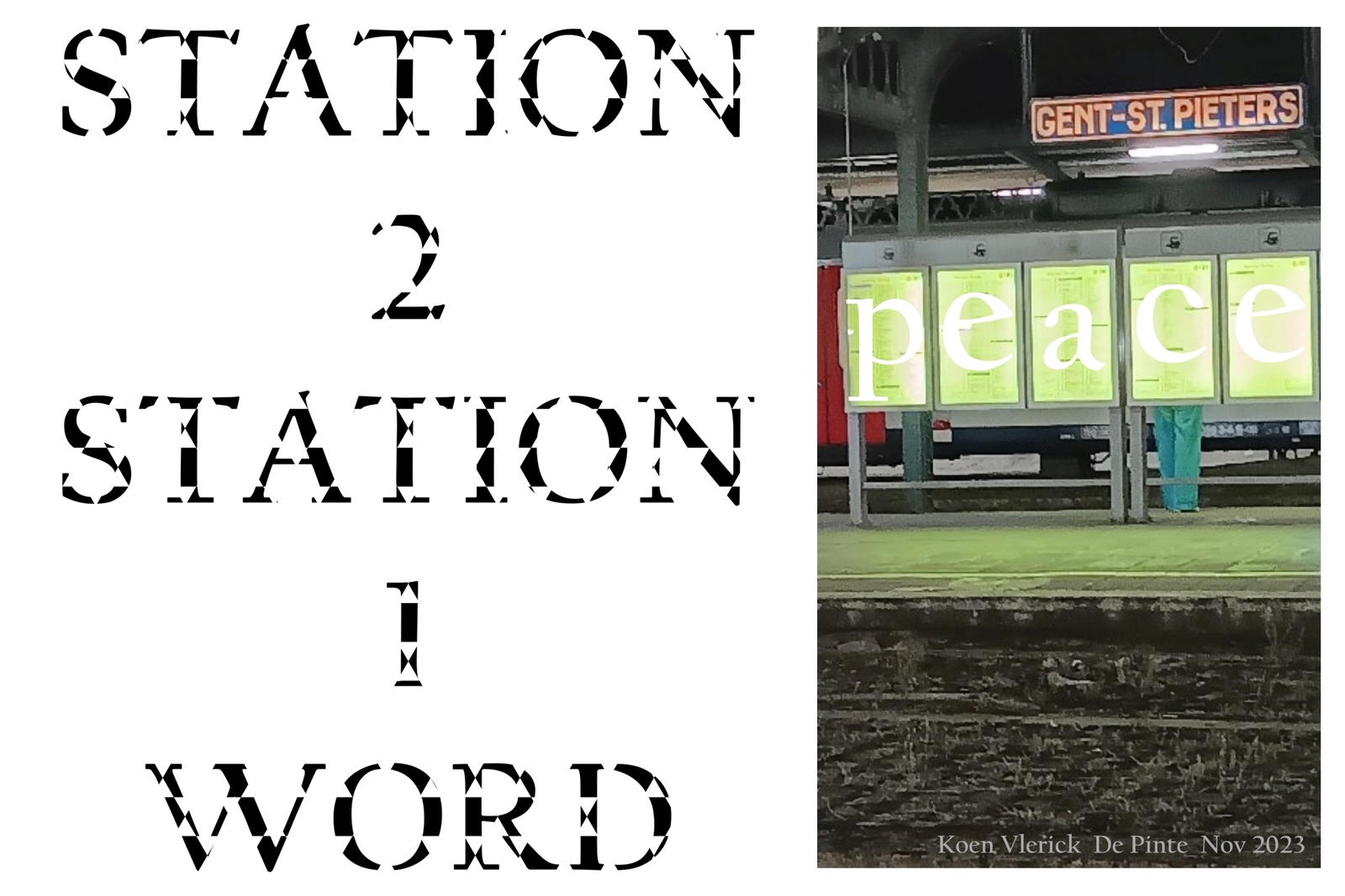 STATION 2 STATION 1 WORD