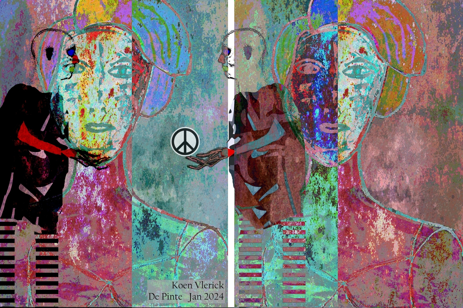 THE DELIVERY OF THE PEACE TREATY UNDER THE WATCHING EYES OF ALL THE MOTHERS OF THE WORLD